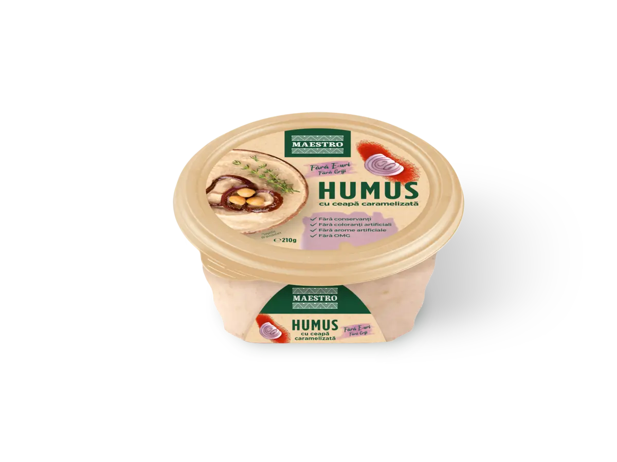 Maestro Humus cu ceapa caramelizata